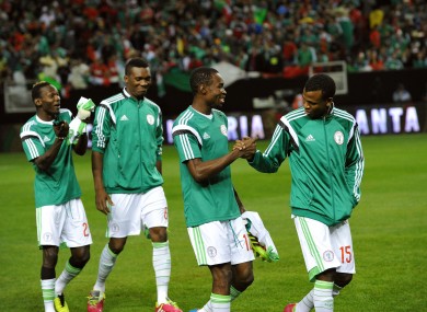 Each Nigeria player will pocket $10,000 for every group stage victory.