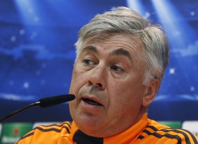 Carlo Ancelotti condemned his supporter's actions following Real's win at the weekend.