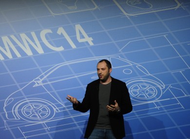 WhatsApp co-founder and CEO Jan Koum speaking at Mobile World Congress last month.