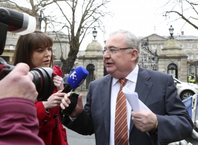 Rabbitte says that he 'regrets' that an agreement could not be reached.
