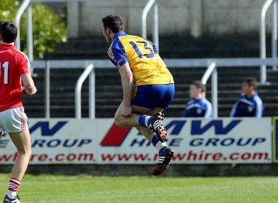 Diarmuid Murtagh celebrates the winning point.