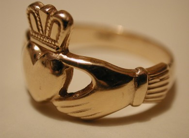 Not the actual ring - we imagine she's glued it to her finger by now.
