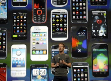 Facebook's CEO Mark Zuckerberg speaking at the f8 conference back in April.