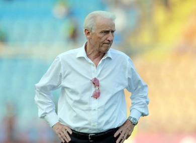 Trapattoni stepped down as Ireland coach last year after the side failed to qualify for the World Cup.