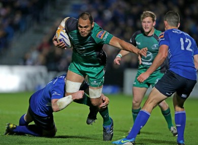 George Naoupu in action against Leinster this season.