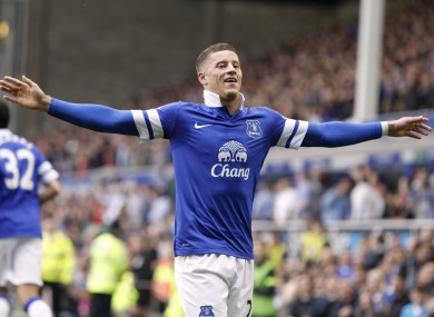 Barkley has starred for Everton this season.