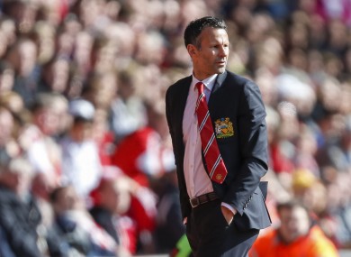 Manchester United caretaker manager Ryan Giggs.