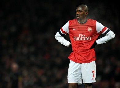 Diaby has had a torrid time with injuries.