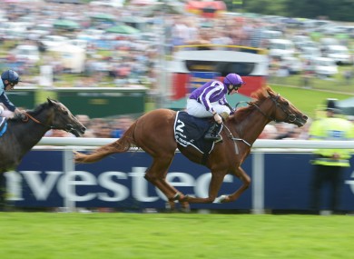 Australia ridden by Joseph O'Brien winning the Investec Derby.