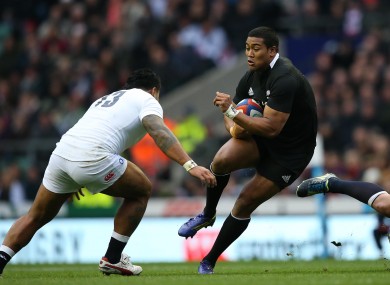 Tuilagi and Savea will be on opposite wings for England and New Zealand.