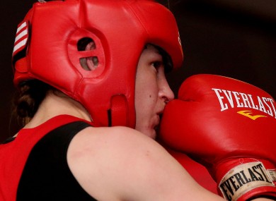 Taylor stopped Romania's Mera in the fourth round this afternoon.