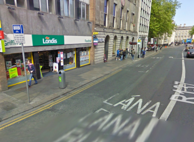A stretch of College Green close to where the incident occurred.