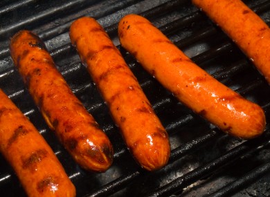 With apologies to vegetarians (just pretend they're Linda McCartney's).