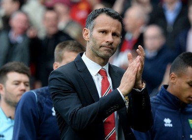 Giggs was United's interim manager following David Moyes' sacking.
