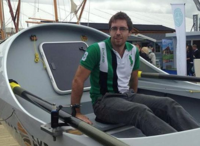 Philip Cavanagh pictured prior to his journey.