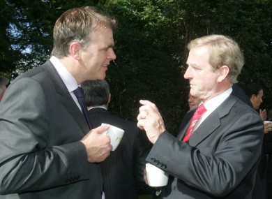 Joe McHugh and Enda Kenny.