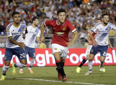 Herrera impressed in United's tour opener against the LA Galaxy.