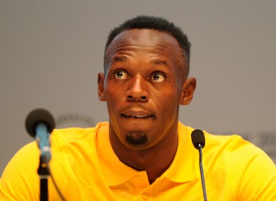 Bolt is not happy with reports that he criticised Glasgow.