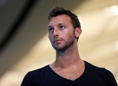 Thorpe described his years of battling depression in the emotional interview.