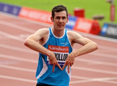 Michael McKillop today added a T38 1500m title to the T38 800m he won earlier in the week (file pic).