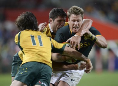 Rob Horne (11) was the hero for Australia in Perth earlier today.