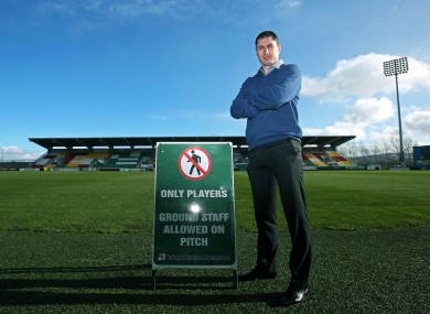 Shamrock Rovers reserve team manager Colin Hawkins.