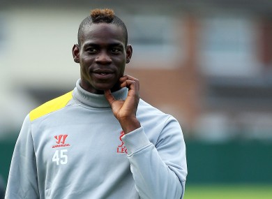 Balotelli was the subject of racist abuse on Twitter recently.