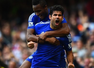 Costa has scored nine goals in seven matches this season.