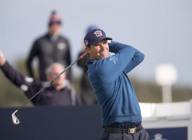 Harrington was in fine form at the Alfred Dunhill Links Championship today.