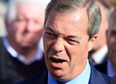 Nigel won't be too happy.
