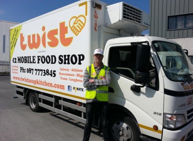 Twist volunteer Michael Qualter