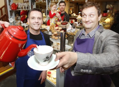 Aengus Mac Grianna with Mario Rosenstock.