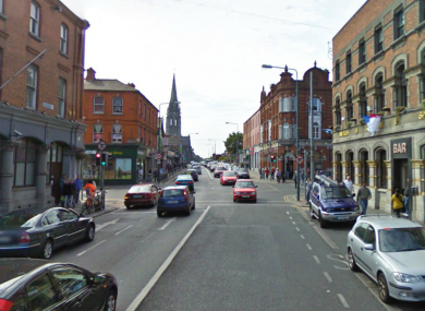 Doyle's Corner in Phibsborough heading west