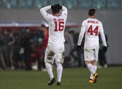 Roma suffered a disappointing result against CSKA on Tuesday.