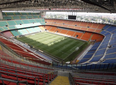 Milan have been playing at the San Siro since 1926.