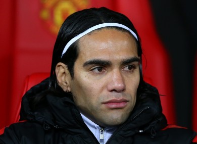Manchester United striker Radamel Falcao is yet to return to full fitness.