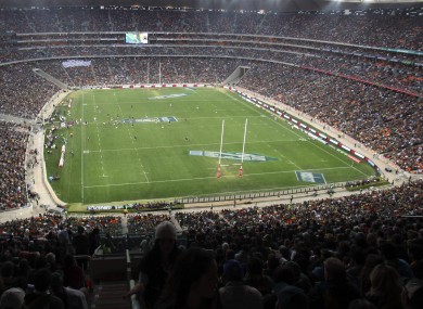 The FNB Stadium, Johannesburg: South Africa are likely to be one of Ireland's major rivals.