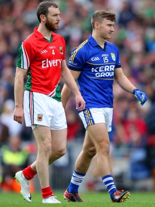 Higgins: gave James O'Donoghue a tough time in the All-Ireland semis.
