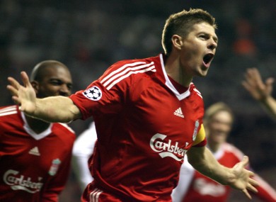 Steven Gerrard announced he would leave Liverpool at the end of the season last Friday.