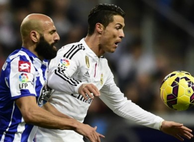 Ronaldo has suffered with injuries this season.