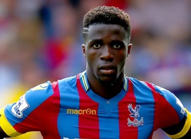 Zaha returned to Palace following an unsuccessful spell at Old Trafford.