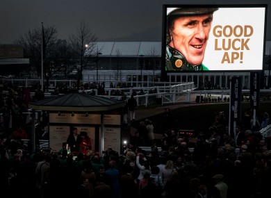 Tony McCoy won't be racing at Punchestown this year.