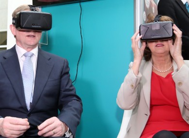 Looking for answers: Enda Kenny and Joan Burton