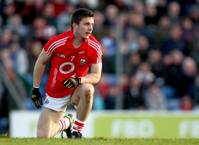 Jamie Wall pictured during the 2012 Munster U21 football final.