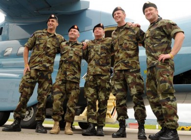 The team at Baldonnel