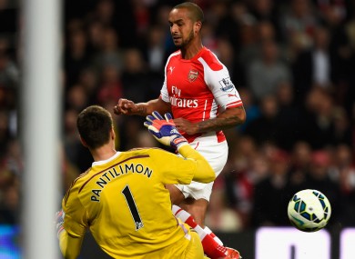 Arsenal forward Theo Walcott.