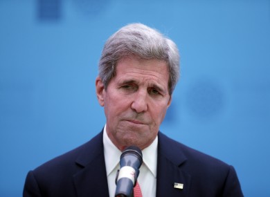 John Kerry has had a bit of an accident