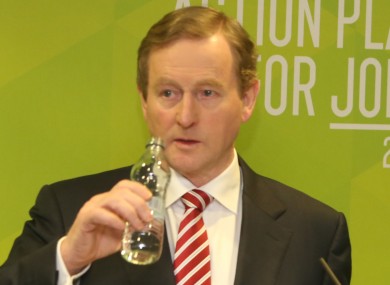 Enda's got bottle