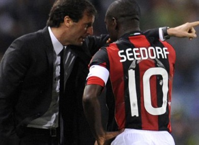 Allegri: “Seedorf wanted to discuss every detail and just talk, talk, talk.”