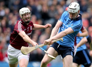 Dublin's Colm Cronin in action against Galway yesterday.